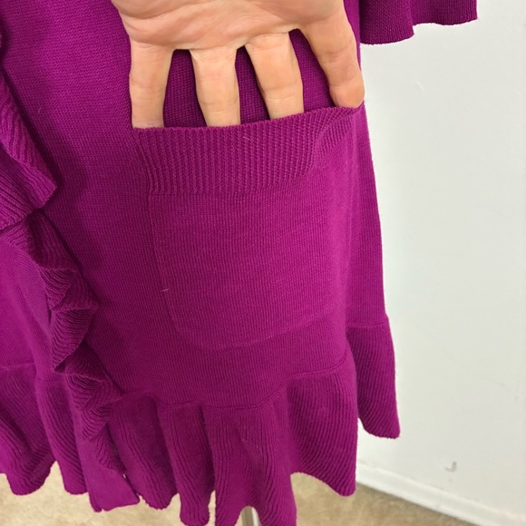 Anthro TABITHA Spilling Ruffle Tunic Cardigan Sweater- Sz M- - Picture 5 of 16